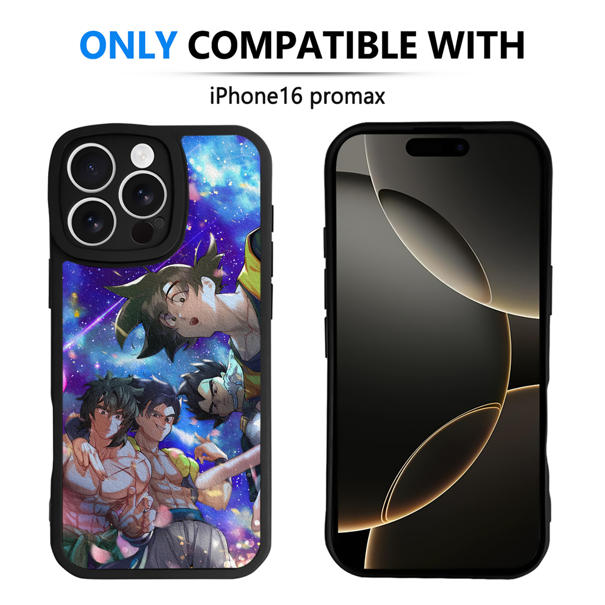 （画像用） ドラゴンボール DRAGON BALL 【iPhone 16シリーズ対応】シリコンスマホケース（レザー調） 材質：シリコン